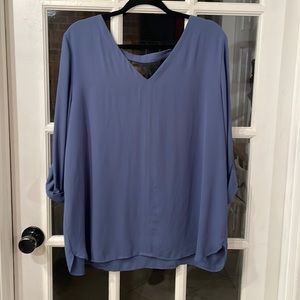 Loft Blue 3/4 Sleeve Blouse